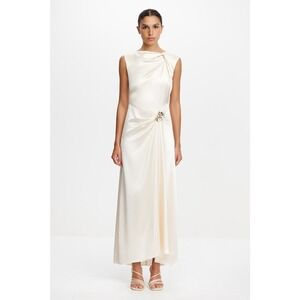 acler jeffries satin maxi dress Karla Paniagua Estila el 'Jeffries Maxi Dress'